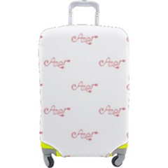 Amor Text Drawing Pattern Luggage Cover (large)