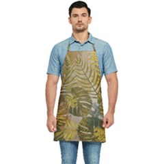 Nature Monstera Leaves Leaf Foliage Boho Style Kitchen Apron