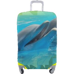 Beautiful Dolphins Luggage Cover (large)