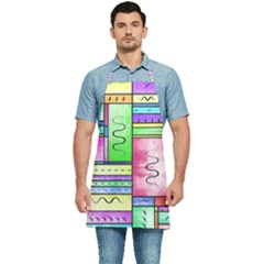 Colorful Pattern Kitchen Apron