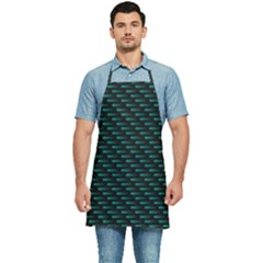 Lines Pattern Texture Stripes Particles Modern Kitchen Apron