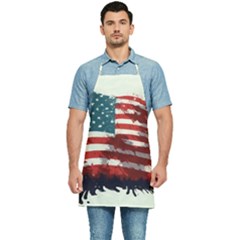 Patriotic Usa United States Flag Old Glory Kitchen Apron