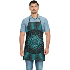 Ornament District Turquoise Kitchen Apron