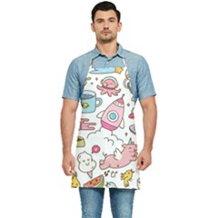 Set-kawaii-doodles -- Kitchen Apron