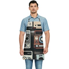 Retro Cameras Old Vintage Antique Kitchen Apron
