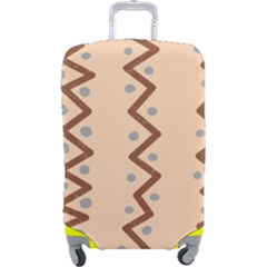 Print Pattern Minimal Tribal Luggage Cover (large)