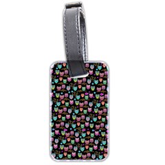 Happy Owls Luggage Tag (two Sides)