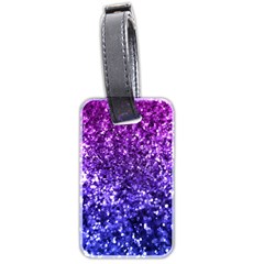 Midnight Glitter Luggage Tags (two Sides)