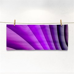 Gentle Folds Of Purple Hand Towel