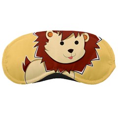 Happy Cartoon Baby Lion Sleeping Masks