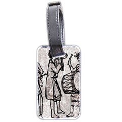 Man Ethic African People Collage Luggage Tags (two Sides)