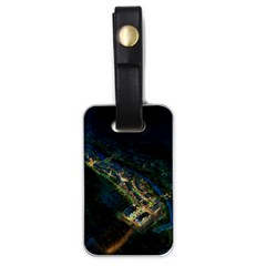 Commercial Street Night View Luggage Tags (one Side) 