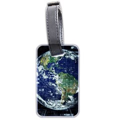 Earth Internet Globalisation Luggage Tags (two Sides)