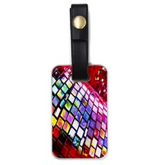 Multicolor Wall Mosaic Luggage Tags (one Side) 