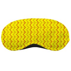 Yellow Background Abstract Sleeping Masks