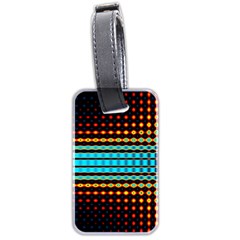 Signal Background Pattern Light Luggage Tag (two Sides)
