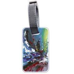 Original Abstract Art Luggage Tag (two Sides)
