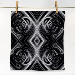 Black And White Face Towel