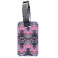 Grey Pink Module  Luggage Tag (two Sides)