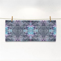 Turquoise Pink Module  Hand Towel