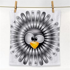 Owl-fluff-prance-animal-surprised Face Towel