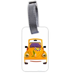 Car-transportation-cartoon-comic Luggage Tag (two Sides)
