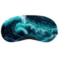 Thunderstorm Tsunami Tidal Wave Ocean Waves Sea Sleeping Mask