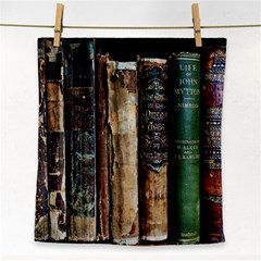 Assorted Color Books Old Macro Face Towel