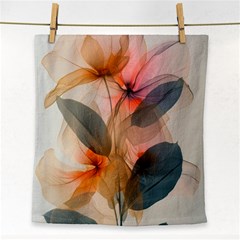 Double Exposure Flower Face Towel