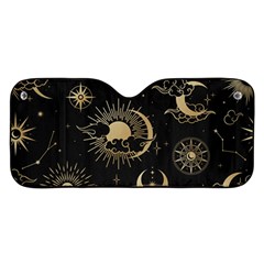 Asian Seamless Pattern With Clouds Moon Sun Stars Vector Collection Oriental Chinese Japanese Korean Car Windshield Sunshade