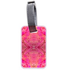 Pink Pour  Luggage Tag (two Sides)